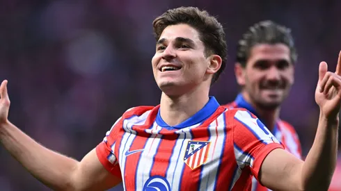 Julian Alvarez, do Atletico de Madrid, alvo do Liverpool (Photo by Denis Doyle/Getty Images)