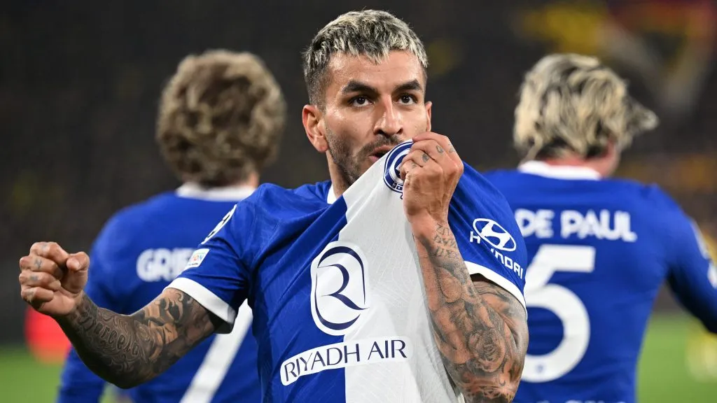 Ángel Correa em jogo do Atlético de Madrid. Foto: Stuart Franklin/Getty Images