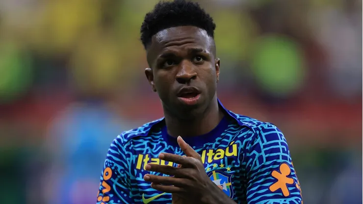 Vinicius Júnior é cobrado por companheiros na Seleção Brasileira e gera polêmica na web (Photo by Buda Mendes/Getty Images)