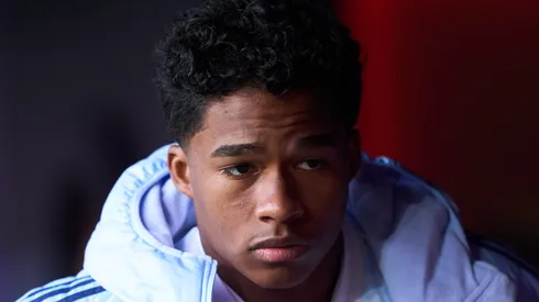 Endrick em ação pelo Real Madrid. Foto: Juan Manuel Serrano Arce