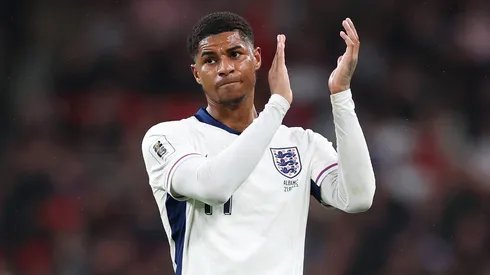 Marcus Rashford atuando pela Inglaterra (Photo by Julian Finney/Getty Images)