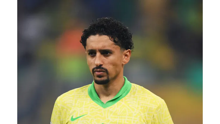 Marquinhos em ação pela Seleção Brasileira (Photo by Pedro Vilela/Getty Images)