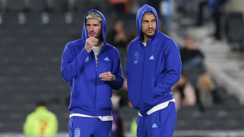 Apesar da renovação com o clube italiano até 2026, o jogador mantém viva a possibilidade de retornar ao time argentino no futuro. (Foto por Daniel Jayo/Getty Images)