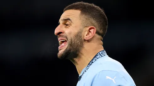 Walker, do Milan, durante partida com a camisa do Manchester City