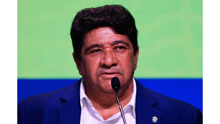 Ednaldo Rodrigues está afastado da presidência da CBF (Photo by Buda Mendes/Getty Images)