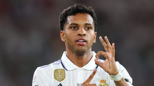 Rodrygo quer deixar o Real Madrid. (Photo by Fran Santiago/Getty Images)