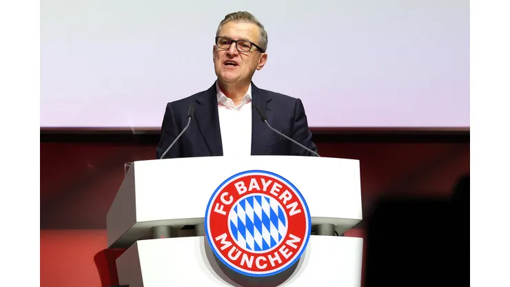Jan-Christian Dreesen, CEO do Bayern (Photo by Alexander Hassenstein/Getty Images)