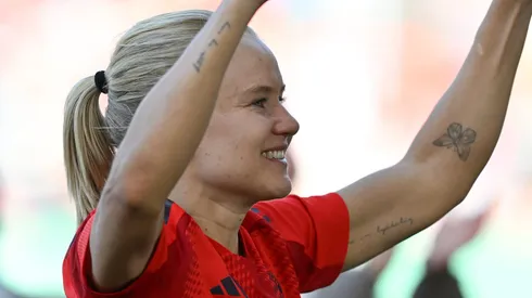 Pernille Harder, do Bayern de Munique (Photo by Sebastian Widmann/Getty Images)