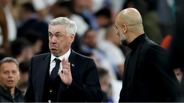 Ancelotti e Guardiola são cobiçados para vaga de Dorival Jr. Foto: Clive Brunskill/Getty Images