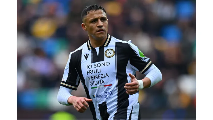 UDINE, ITALY - MARCH 15: Alexis Sánchez of Udinese Calcio during the Serie A match between Udinese and Verona at Stadio Friuli on March 15, 2025 in Udine, Italy. (Photo by Alessandro Sabattini/Getty Images)