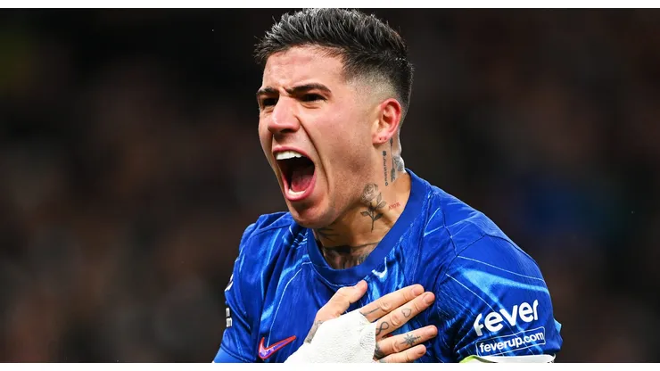 Enzo Fernández, do Chelsea e alvo do Real Madrid, (Photo by Shaun Botterill/Getty Images)