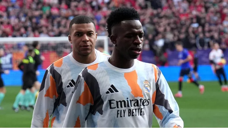 Mbappé e Vini Jr podem perder partidas importantes. Foto: Juan Manuel Serrano Arce/Getty Images