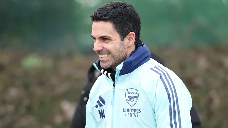 Mikel Arteta, treinador do Arsenal. Foto: Harry Murphy
