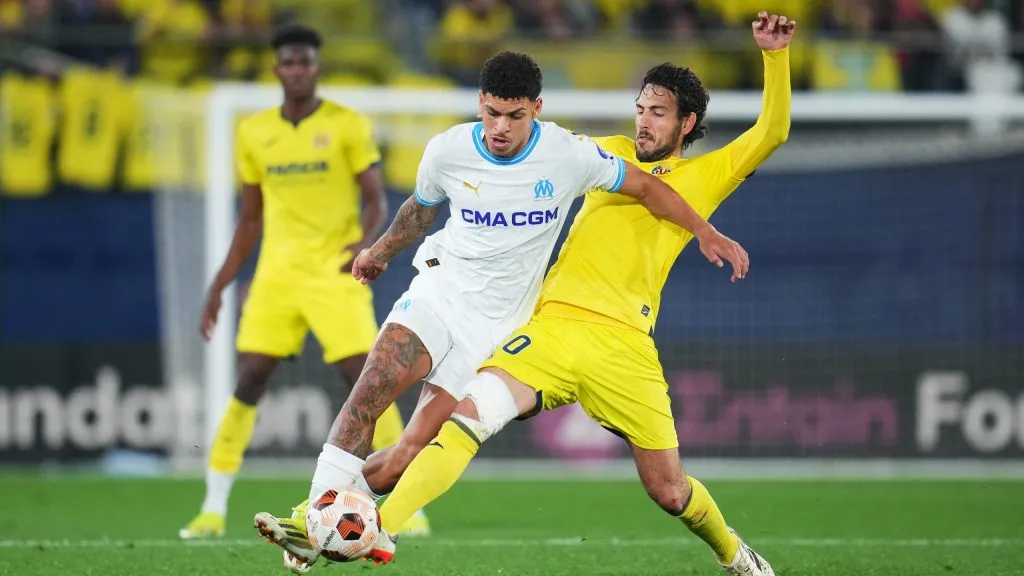 Luis Henrique em jogo do Olympique. Foto: Alcalde/Getty Images