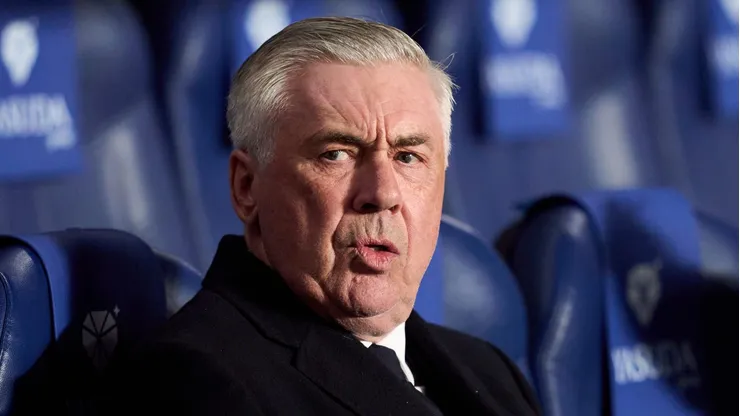 Alvo da Seleção Brasileira, Carlo Ancelotti tem divergência com Florentino Pérez no Real Madrid. (Photo by Juan Manuel Serrano Arce/Getty Images)