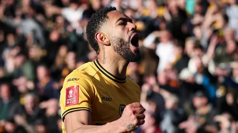 Matheus Cunha em partida pelo Wolverhampton. Foto: Ryan Pierse/Getty Images