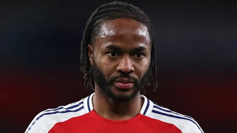 Sterling, jogador do Arsenal. (Photo by Ryan Pierse/Getty Images)