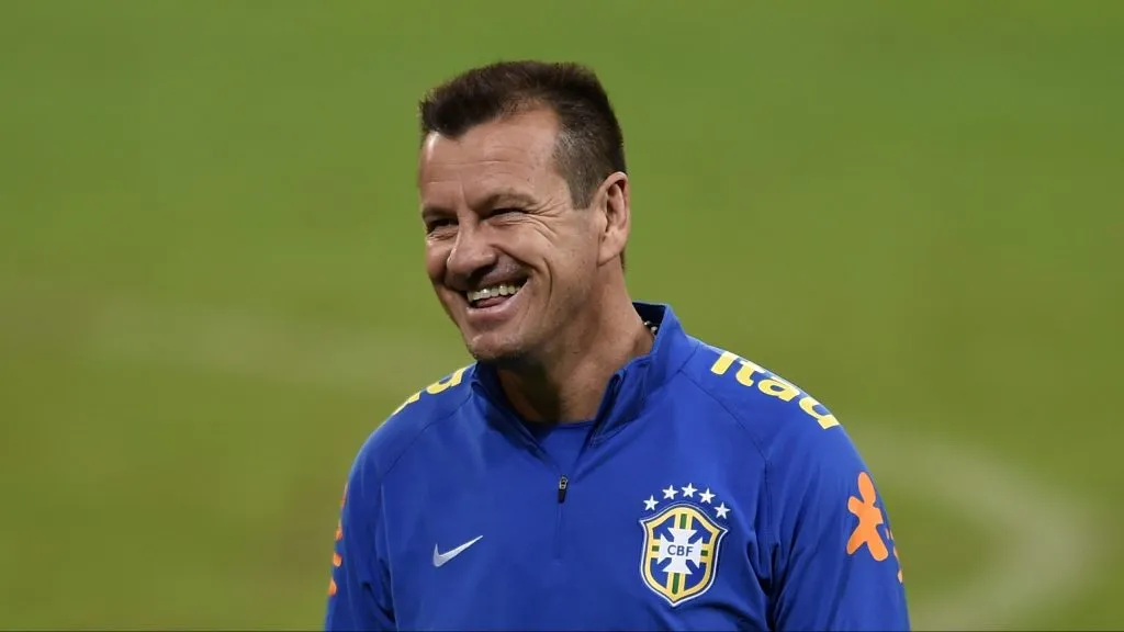 Dunga no período em que foi técnico da Seleção Brasileira. Foto: Buda Mendes/Getty Images