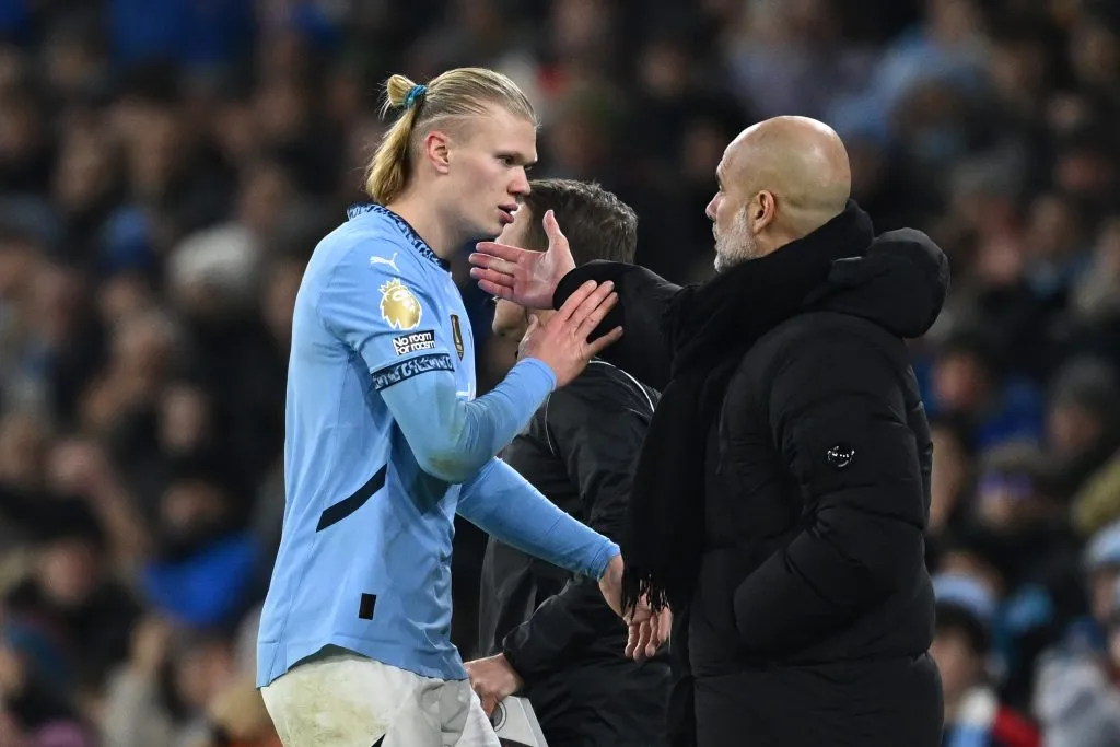 Haaland e Guardiola se falam
