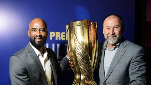 Presidente Augusto Melo do Corinthians e Fabinho Soldado na Festa de Premiação do Paulistão 2025 - Foto: Alexandre Battibugli/Ag. Paulistão