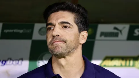 Abel Ferreira durante jogo do Palmeiras