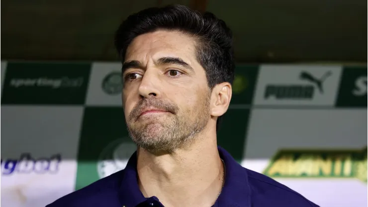 Abel Ferreira durante jogo do Palmeiras