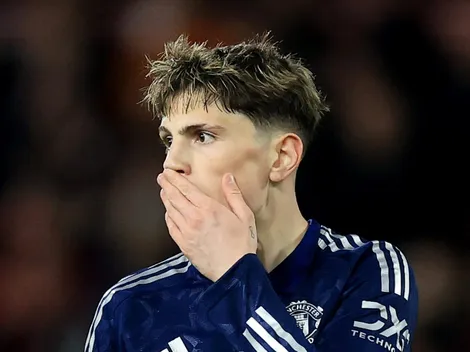 United quer R$ 429 milhões para negociar Garnacho com rival