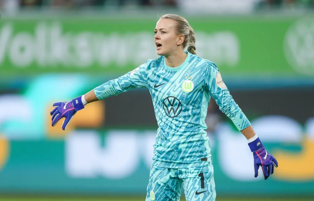 Merle Frohms goleira do Wolfsburg.