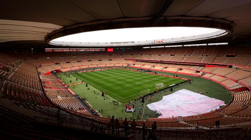 Estádio Olímpico de La Cartuja vazio