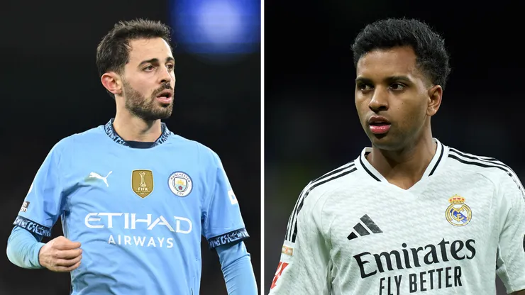 Bernardo Silva pelo Manchester City e Rodrygo pelo Real Madrid