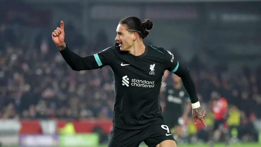 Liverpool decidiu vender Darwin Núñez; Milan e Juventus monitoram o jogador. Foto: Ryan Pierse/Getty Images