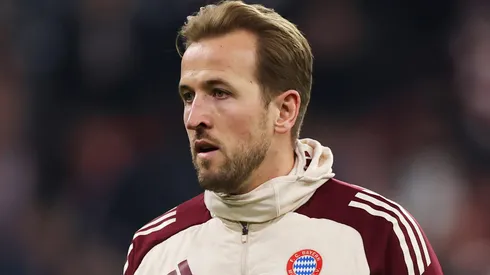 Harry Kane, do Bayern de Munique, pode impedir chegada de astro ao Arsenal (Photo by Alex Grimm/Getty Images)