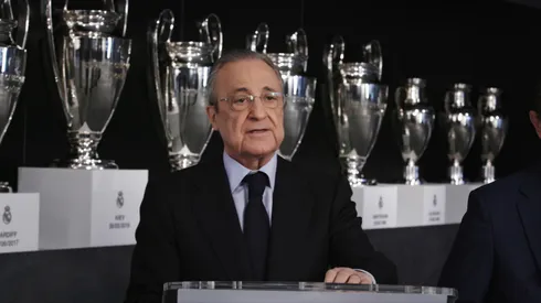 Florentino Pérez, presidente do Real Madrid. Foto: Handout/Laureus via Getty Images
