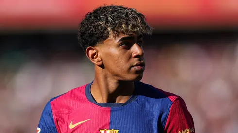 Lamine Yamal em jogo pelo Barcelona