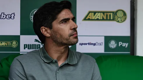 Abel Ferreira técnico do Palmeiras durante partida contra o Botafogo