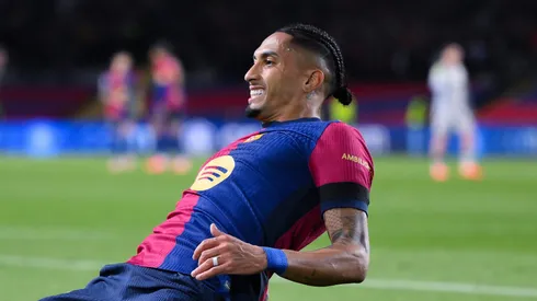 Hansi Flick, do Barcelona, abre o jogo sobre condição física de Raphinha.