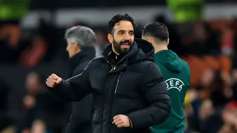 Ruben Amorim, técnico do Manchester United. (Photo by Carl Recine/Getty Images)