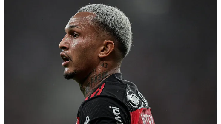 Wesley, jogador do FLAMENGO. Foto: Thiago Ribeiro/AGIF