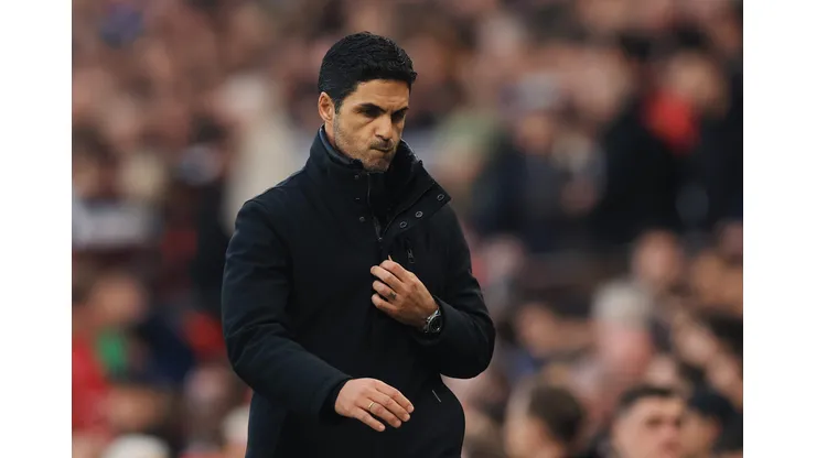 Mikel Arteta, técnico do Arsenal (Photo by Carl Recine/Getty Images)