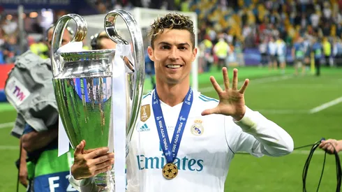 Cristiano Ronaldo venceu 5x a Champions League. Foto: Michael Regan/Getty Images