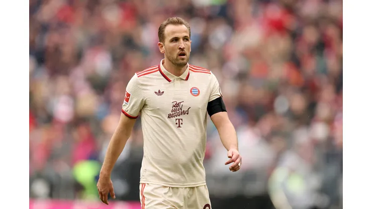 Harry Kane, atacante do Bayern. (Photo by Alexander Hassenstein/Getty Images)