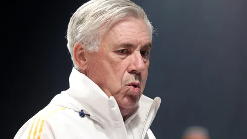 Ancelotti, técnico do Real Madrid. Photo by Alex Davidson/Getty Images)