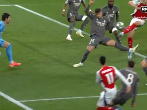 Real Madrid é beneficiado com decisão do árbitro contra o Arsenal