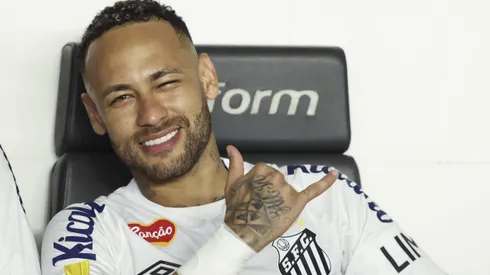Neymar, atacante do Santos. (Photo by Alexandre Schneider/Getty Images)