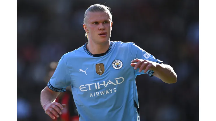 Haaland é o goleador do Manchester City (Photo by Mike Hewitt/Getty Images)