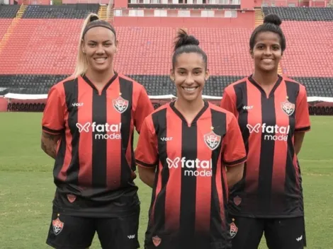Patrocínio polêmico: Vitória oficializa Fatal Model no futebol feminino