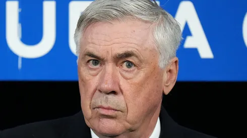 Ancelotti aponta o grande culpado pela derrota do Real Madrid para o Arsenal As chances são.. (Photo by Angel Martinez/Getty Images)