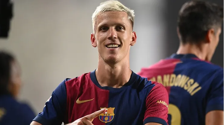 Barcelona pode acertar a saída de Dani Olmo para o Tottenham por R$ 441 milhões (Photo by Denis Doyle/Getty Images)