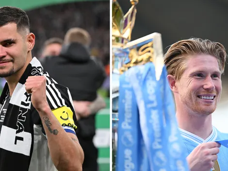 Quem recebe o maior salário entre De Bruyne e Bruno Guimarães