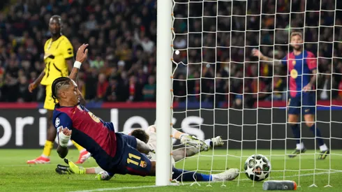 Lance do gol marcado por Raphinha (Photo by David Ramos/Getty Images)